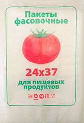 Полиэтиленовый пакет ПНД фасовочный 24х37х10 помидор 400/20 в Волгограде - купить оптом от производителя ПК Котово Полимер