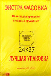 Полиэтиленовый пакет ПНД фасовочный 24х37х8 экстра 450/20 в Волгограде - купить оптом от производителя ПК Котово Полимер