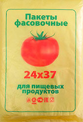 Полиэтиленовый пакет ПНД фасовочный 24х37х8 помидор 400/20 в Волгограде - купить оптом от производителя ПК Котово Полимер