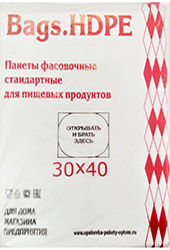 Полиэтиленовый пакет ПНД фасовочный 30х40х10  800/8 в Волгограде - купить оптом от производителя ПК Котово Полимер