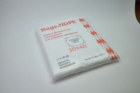 Полиэтиленовый пакет ПНД фасовочный 30х40х10  800/8 в Волгограде - купить оптом от производителя ПК Котово Полимер