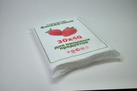 Полиэтиленовый пакет ПНД фасовочный 30х40х10 клубника в Волгограде - купить оптом от производителя ПК Котово Полимер