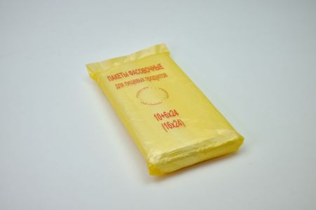 Полиэтиленовый пакет фасовочный с фальцем 10+6х24 500/16 наша марка в Волгограде - купить оптом от производителя ПК Котово Полимер