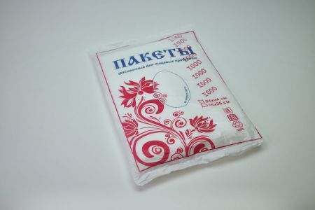 Полиэтиленовый пакет фасовочный с фальцем 26х36х7 500/12 Хохлома в Волгограде - купить оптом от производителя ПК Котово Полимер